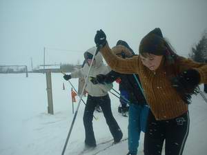 В Шумерлинском районе прошли соревнования по лыжным гонкам, в честь закрытия зимнего спортивного сезона